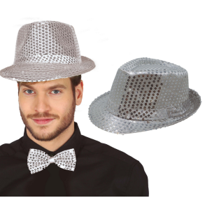 Fedora hat m. S�lvpalietter