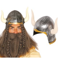 Barbarhjelm med horn