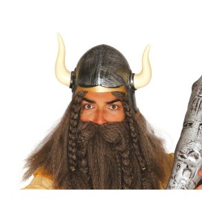 Barbarhjelm med horn