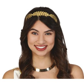 Romersk hrbjle i guldmetal