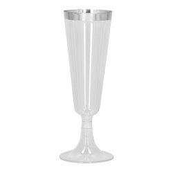 Champagneglas s�t 4 stk - S�lv