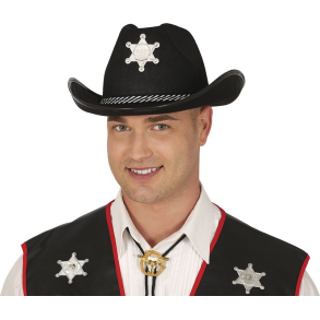 Sherif hat i sort - filt