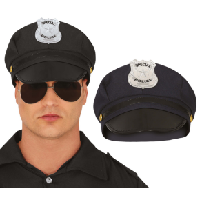 Police hat - Sort