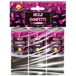 Konfettir�r med peniskonfetti i rosa