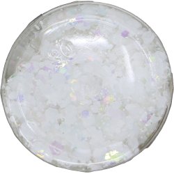 Vitt Glittergel f�r Makeup