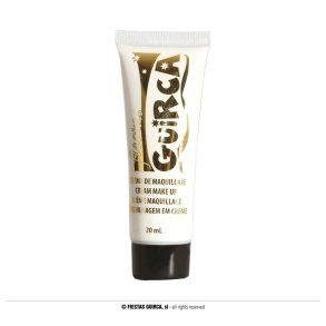 Ansigtsmaling creme i tube HVID 20ml