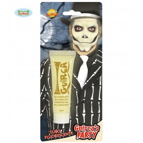 Glow in the Dark fr ansikte och kropp Gel 20 ml. osynlig frg
