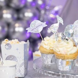 Disco toppar - Silverboll