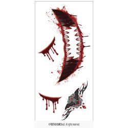 Sr og Ar tattoo - Vampire Face