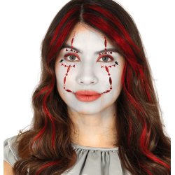 Ansiktsdekoration clown