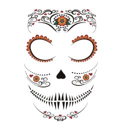 Halloween tatuering DayOfTheDead