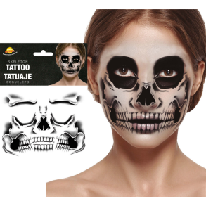 Skeleton tatovering - falsk