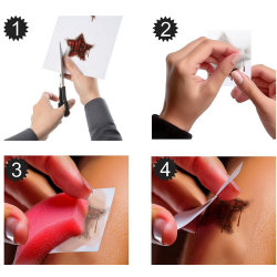 Evil Clown tatueringar - falska