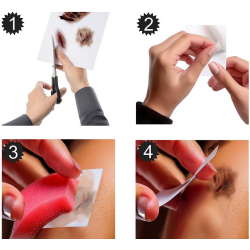 Zombie tatovering - Falsk