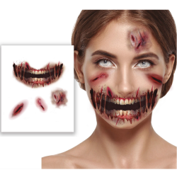 Zombie tatovering - Falsk