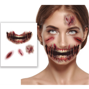 Zombie tatovering - Falsk