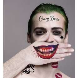 Halloween tatuering Mr-Smile