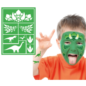 Makeup skabelon Dinosaur