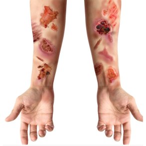 Sr og Ar tattoo - flesh wound