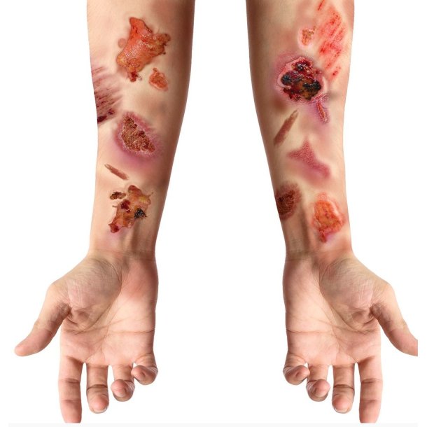 Sr og Ar tattoo - flesh wound