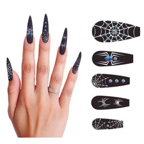 12 spindelnaglar - med lim