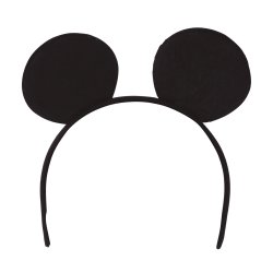 Svarta mus�ron p� ett h�rband