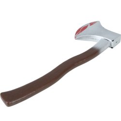 Langskaftet kse med blod