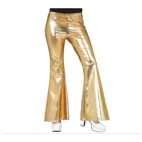 Trompet bukser i guld