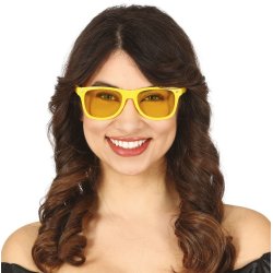 Solbrille i gul med gule glas