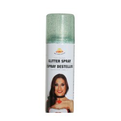 Hårspray glitter i grøn
