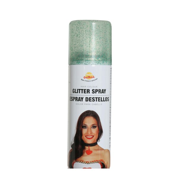 Hårspray glitter i grøn