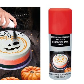 Halloween kagepynt spray - rd - 100ml