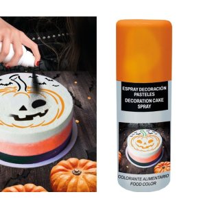 Halloween kagepynt spray - orange - 100ml
