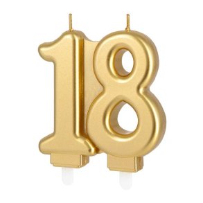 18 �rs kagelys i guld