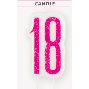 Kagelys 18 i pink