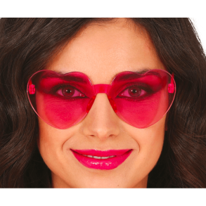 Hjertebriller pink