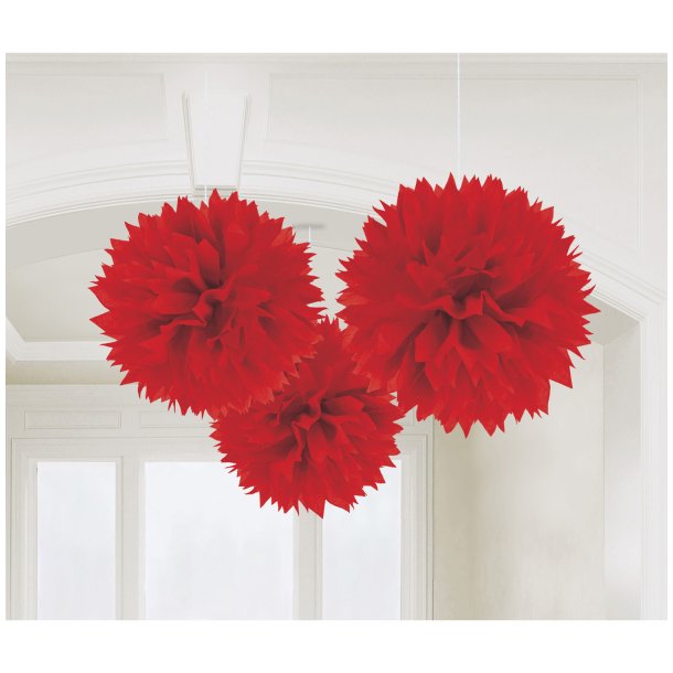 Vv pompom  40cm Rd 3stk