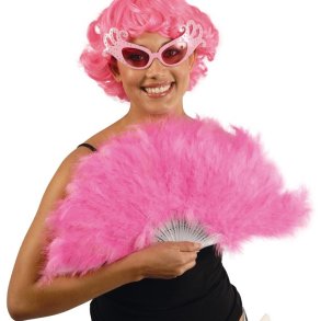 Flkt med fjdrar i rosa