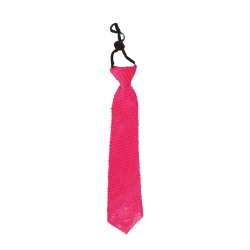 Slips med paljetter i neon pink