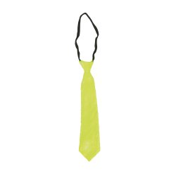 Slips med paljetter i neon gult