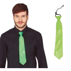 Slips med paljetter i neon gr�n