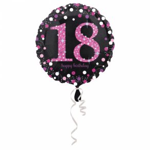 18 r folie ballon sparkling pink