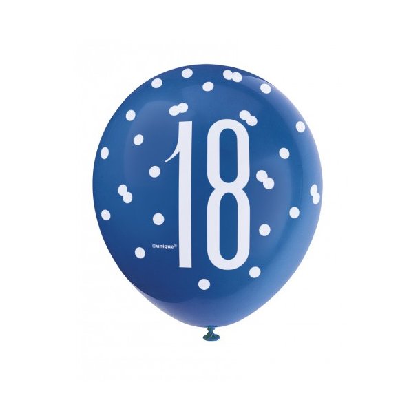 18 r ballong Bl-Vit