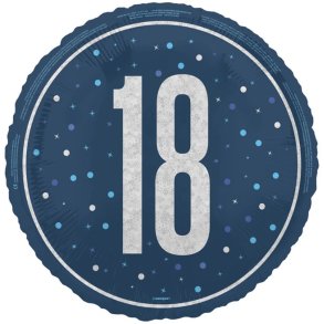 18 r Folieballong i bl
