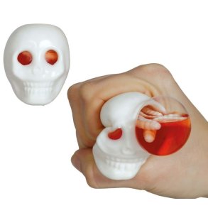 Squishy kraniehjerner med orme - 8cm