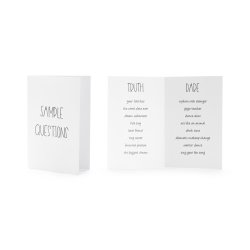 Polterabend "Truth or Dare" kort