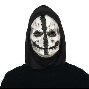 Skelet kors maske