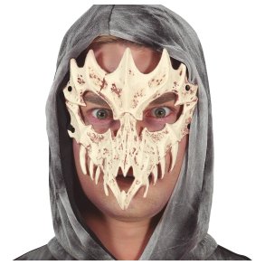 Drage skelet halvmaske