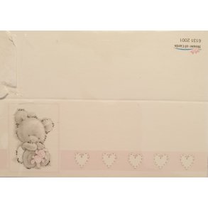 Barnedb bordkort-sangkort Bamse Lyserd