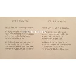 Barned�b sangkort Vugge Bl�